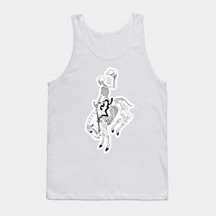 Skeleton Cowboy Tank Top